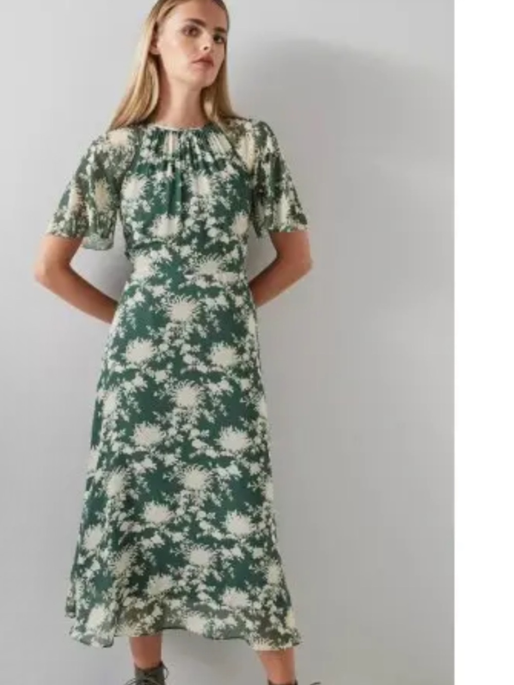 LK Bennett Floral Maxi Dress luxury cottage core feminine garden parties